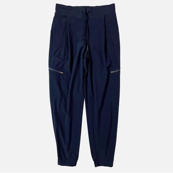 Athleta Pants - Athleta Venture Mid-Rise Cargo Jogger Pant Navy Blue 0